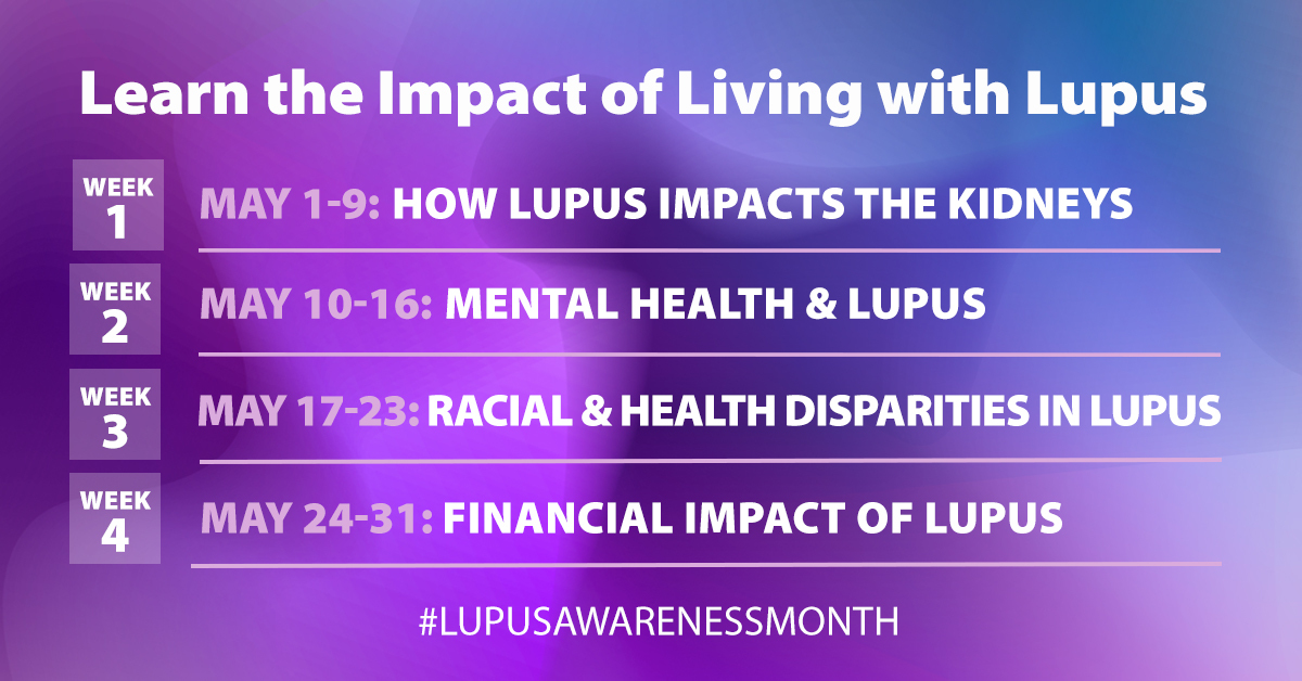 Your Guide To Lupus Awareness Month By The Week Lupus Foundation Of America